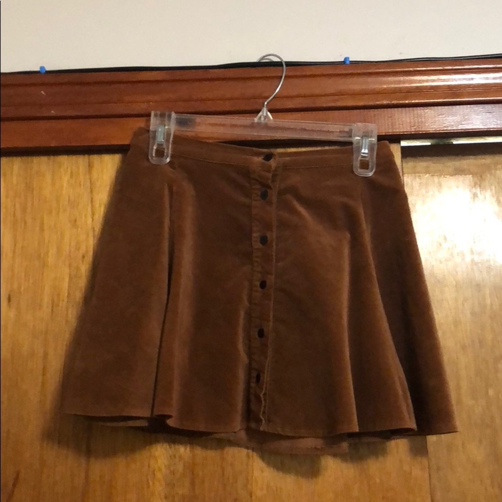 Tan Button Up Skirt!